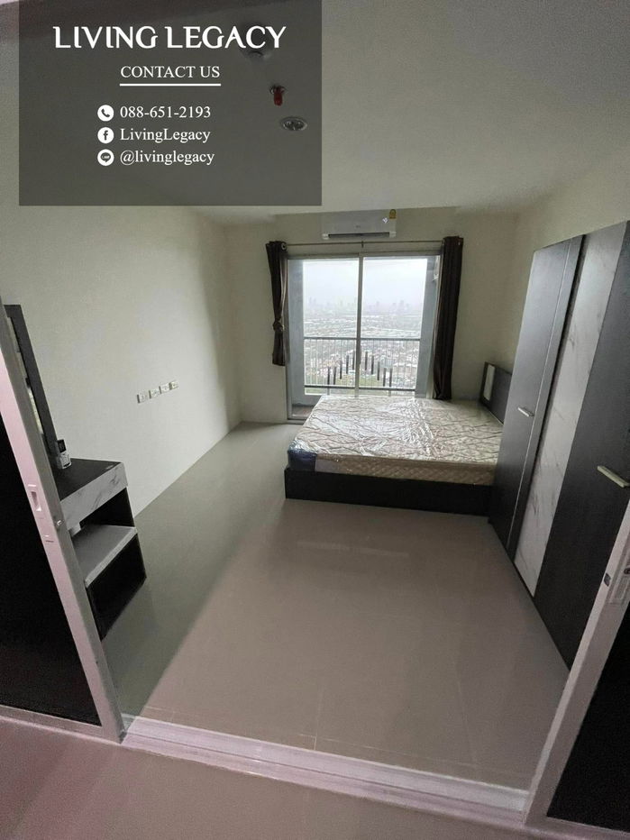 รูป LWAD7QR4 ให้เช่าคอนโด Asakan Place Srinakarindra 29.5 ตร.ม. ชั้น 33 line id : @livinglegacy - รูปที่ 9/12