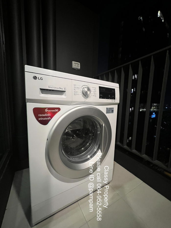 picture *** Condo for rent : Life Asoke-Rama 9  Studio High floor Fully furnished Separate kitchen near MRT Rama9 ***  - 9/10