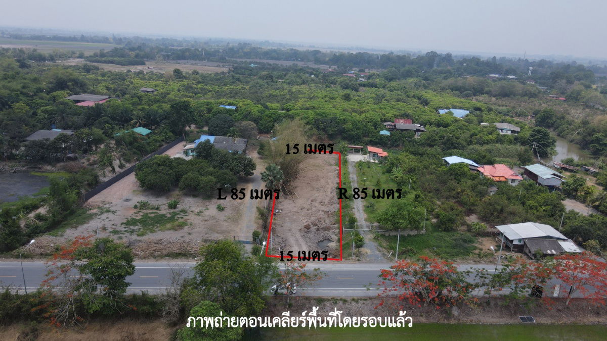 รูป ขายที่ดิน 386 ตารางวา ต.ท่าทราย ติดแม่น้ำนครนายก ด้านหน้าติดถนน 4 เลน - รูปที่ 11/22