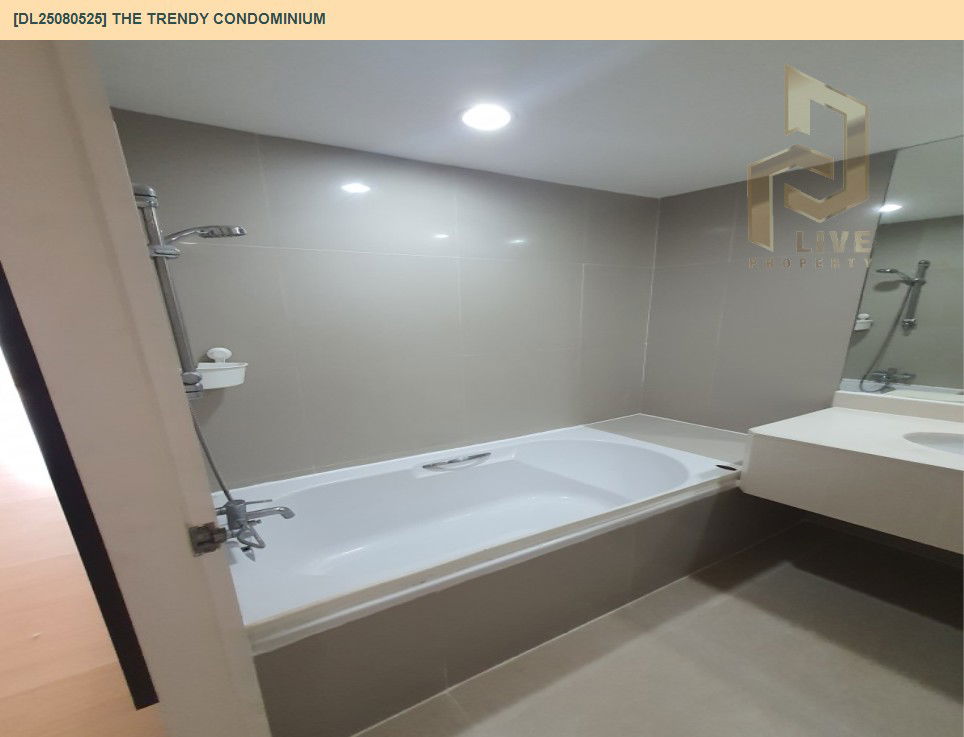 รูป DL25080525 ให้เช่าคอนโด เดอะ เทรนดี้ คอนโดมิเนียม (The Trendy Condominium) ใกล้ BTS นานา พร้อมเข้าอยู่ โทรด่วน 0638692663 LineID @655ebbvc - รูปที่ 5/6
