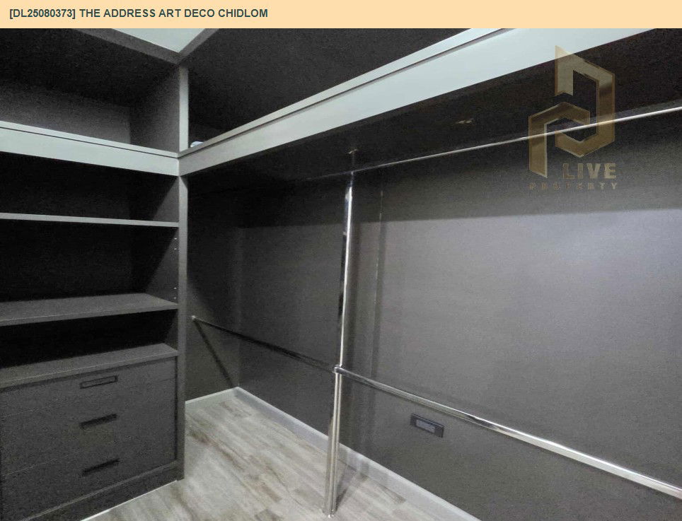 picture DL25080373 Condo for rent, The Address Art Deco Chidlom near BTS Chit Lom, ready to move in, call urgently 0656133286 LineID @655ebbvc - 8/10