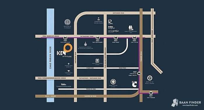 รูป 💥💥ให้เช่าห้องพร้อมอยู่!! Ken Altitude รัตนาธิเบศร์ ขนาด 35 ตร.ม.(1Br.)ชั้น 8 แต่งครบ ใกล้ MRT สะพานพระนั่งเกล้า สนใจ LINE: @atfirm💥💥 - รูปที่ 15/15