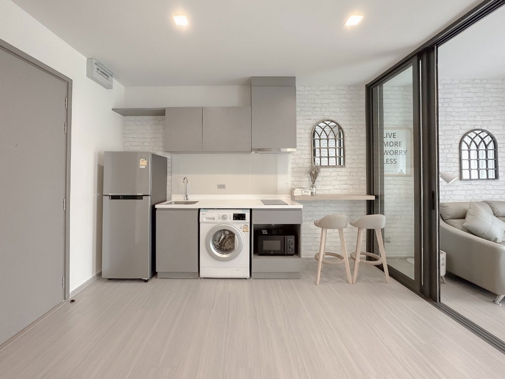 รูป Call : 096-256-5559 Condo Life Asoke Hype ใกล้ MRT พระราม 9 ขนาด 35 ตารางเมตร 1 ห้องนอน ชั้น10 ห้องใหม่ ตกแต่งครบ - รูปที่ 4/13