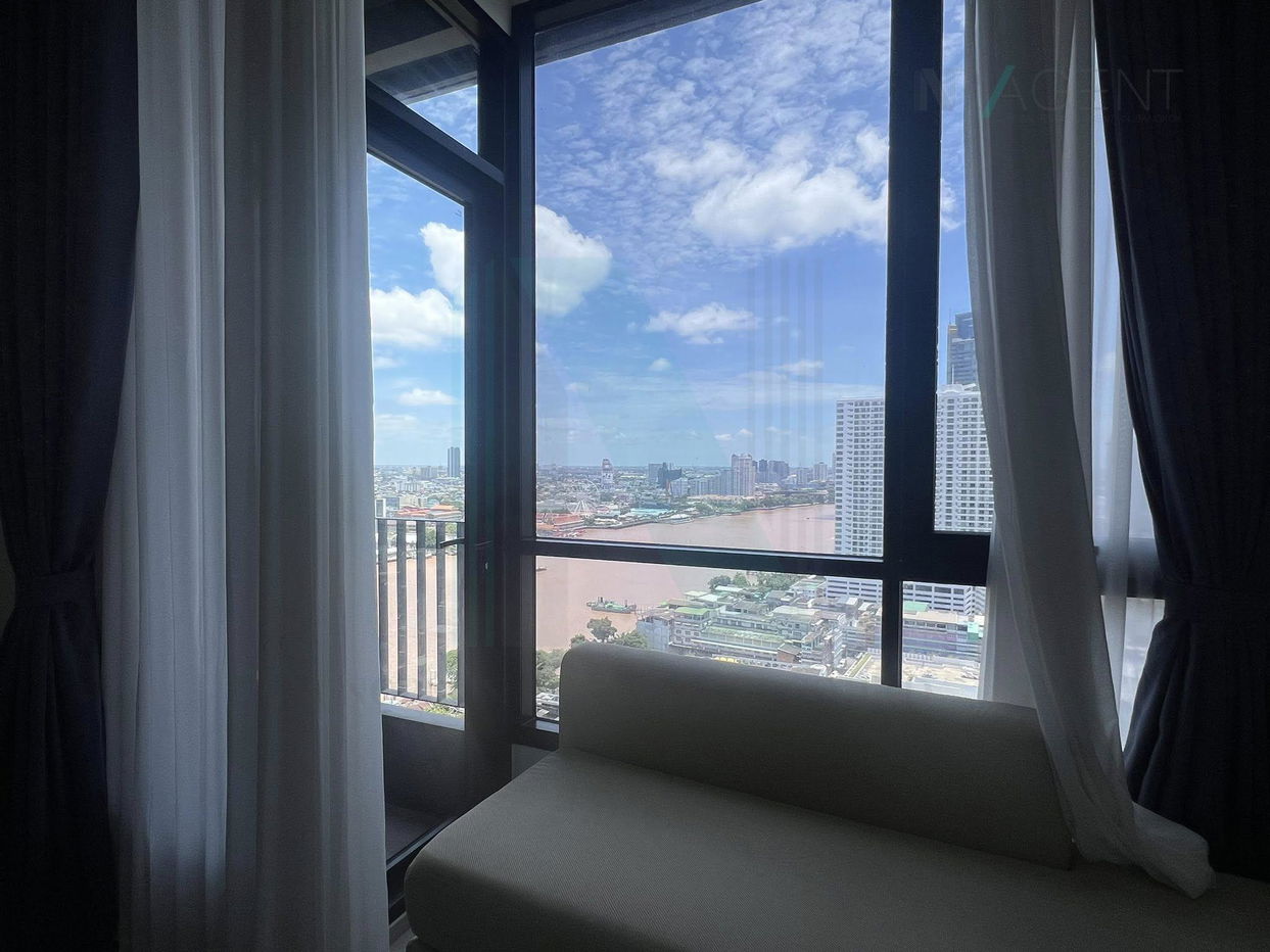 picture 🎉 For Rent Condo CHAPTER CHAROENNAKHORN-RIVERSIDE Building B, Floor 21,Studio, Room size 26 sqm - 3/8