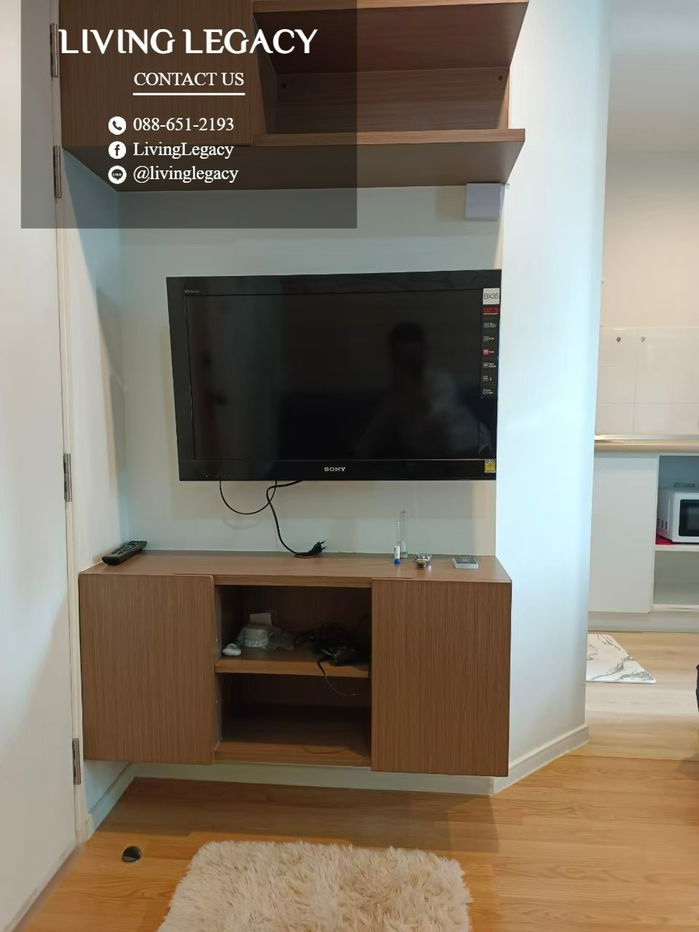 รูป SO0X5K ให้เช่าคอนโด Lumpini Ville Onnut - Phatthanakan 23 ตร.ม. ชั้น 8 ตึก C2 line id : @livinglegacy - รูปที่ 9/11
