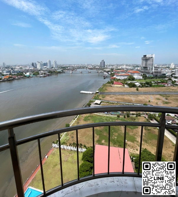 picture TA7652📲Line ID @556ryccg 🎡192 sqm 3 Bedroom Floor25 Supalai River Resort, Charoennakhon road Fully fitted Large balcony - 13/17