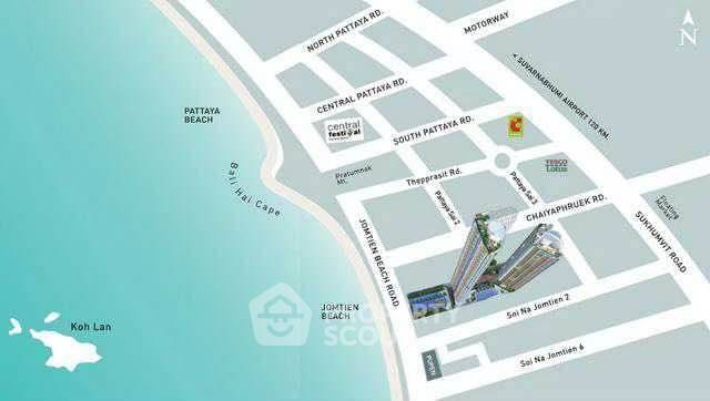 picture 2-BR Condo at Reflection Jomtien Beach Pattaya close to Pattaya (ID 2257889) - 18/21