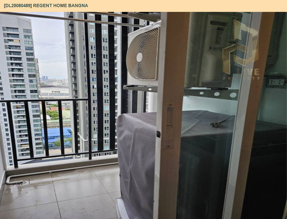 รูป DL25080489 ให้เช่าคอนโด รีเจ้นท์ โฮม บางนา (Regent home bangna) ใกล้ BTS บางนา พร้อมเข้าอยู่ โทรด่วน 0638692663 LineID @534wlwof - รูปที่ 10/12