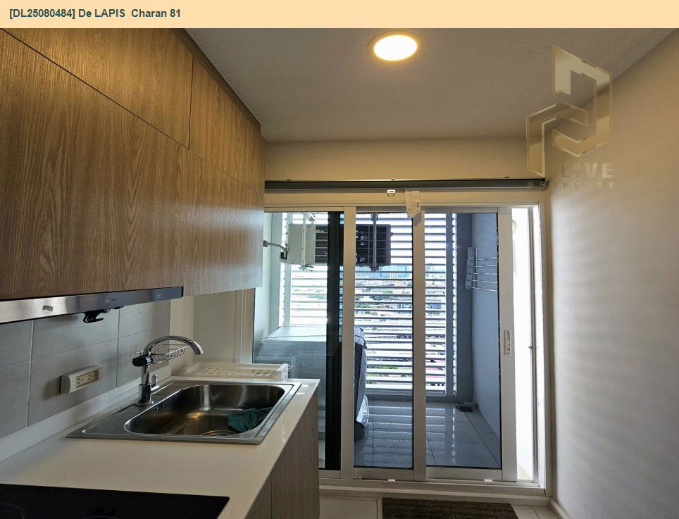 รูป DL25080484 ให้เช่าคอนโด เดอ ลาพีส จรัญ 81 (De LAPIS  Charan 81) ใกล้ MRT บางพลัด พร้อมเข้าอยู่ โทรด่วน 0638692663 LineID @534wlwof - รูปที่ 6/13