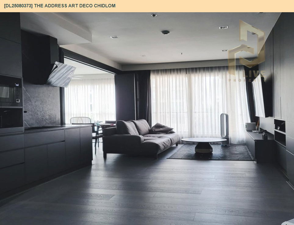 picture DL25080373 Condo for rent, The Address Art Deco Chidlom near BTS Chit Lom, ready to move in, call urgently 0656133286 LineID @655ebbvc - 2/10
