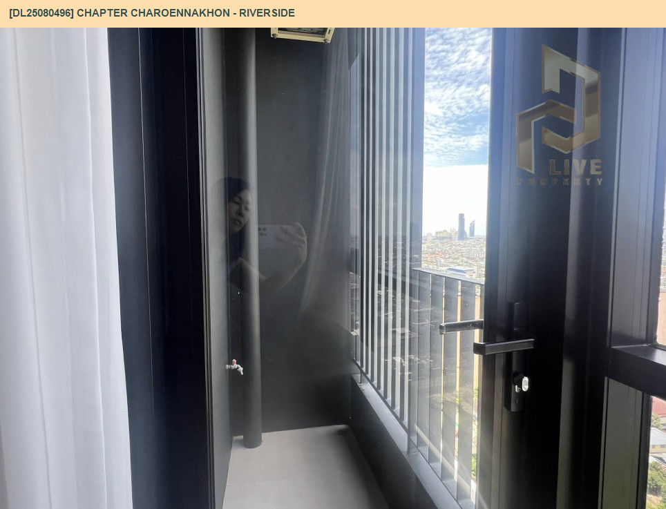 picture DL25080496 Condo for rent, Chapter Charoennakhon - Riverside near BTS Krung Thon Buri, ready to move in, call urgently 0656133286 LineID @534wlwof - 7/8