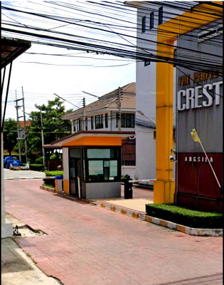 Townhouses for rent Ang Sila Market : UK06-074 🏡Two-storey townhouse for rent – The Perfect Crest Ang Sila 💰Rental price only 10,000 baht/month