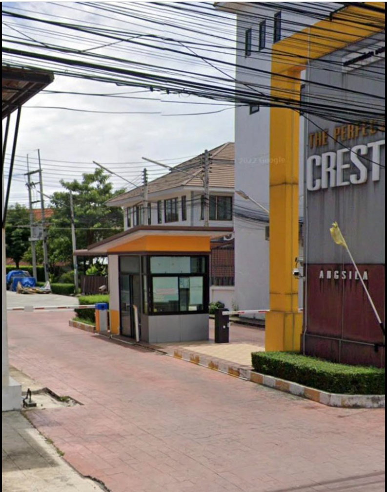 Townhouses for rent : UK06-074 🏡Two-storey townhouse for rent – The Perfect Crest Ang Sila 💰Rental price only 10,000 baht/month