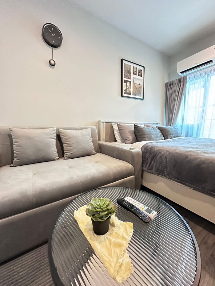 รูป ให้เช่า 𝗜𝗗𝗘𝗢 รามคำแหง-ลำสาสี สเตชั่น 🏡 มีเครื่องซักผ้า ใกล้รถไฟฟ้าลำสาลี‼️#ตอบแชทไว 🔥🔥   รหัส T10 - รูปที่ 3/7