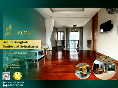 Houses for rent Bangna Commercial College : GH01283 - Grand Bangkok Boulevard Srinakarin