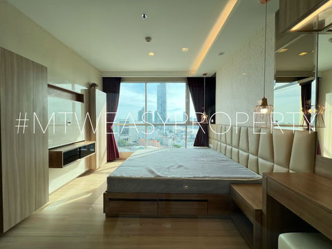 66 sqm, River view, 2bedrooms 2 bathroom near BTS 