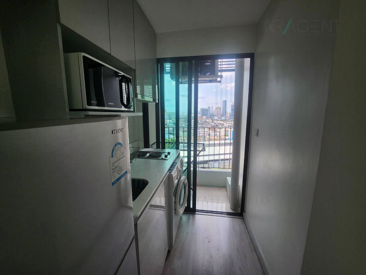 picture 🚩 For Rent Condo IDEO MOBI SATHORN Building 1, Floor 14,Studio, Room size 21 sqm - 1/8