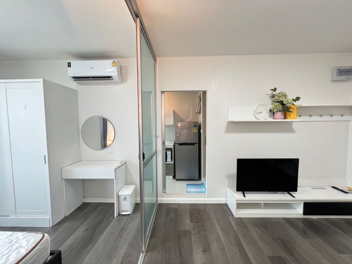 picture 📌𝐔𝐏𝐃𝐀𝐓𝐄 𝐑𝐎𝐎𝐌 𝟐𝟎𝟐𝟓📌 Condo for rent at Campus Resort Bangna [Beautiful built-in room+washing machine] ID LINE: atccity 💻 - 4/9