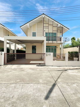 UK06-077 🏡 บ้านเดี่ยวให้เช่าในหมู่บ้านแมกโนลีย์ 📍ติดถนนใหญ่ เดินทางสะดวก 💰 ราคาเช่าเพียง 25,000 บาท/เดือน