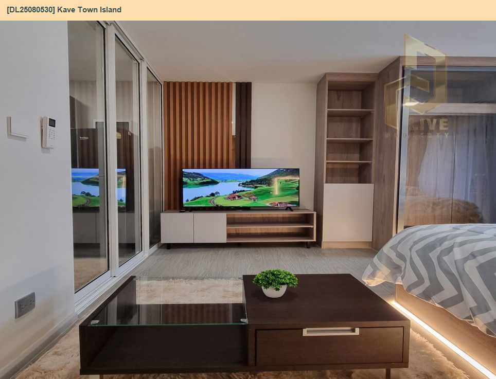picture DL25080530 Condo for rent, Kave Town Island near BTS Khu Khot, ready to move in, call urgently 0656133286 LineID @655ebbvc - 5/12