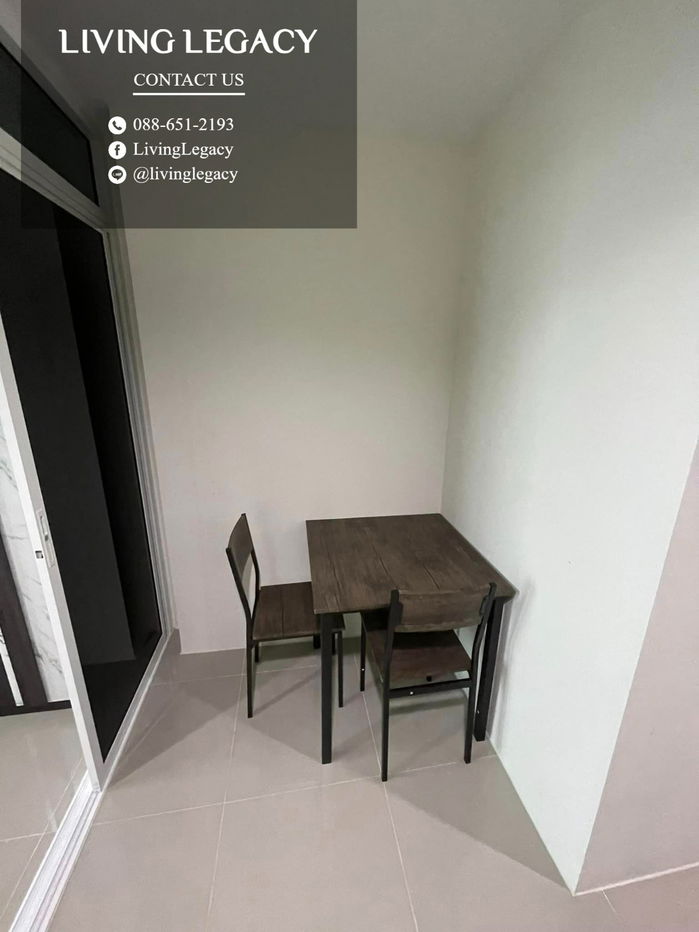 รูป LWAD7QR4 ให้เช่าคอนโด Asakan Place Srinakarindra 29.5 ตร.ม. ชั้น 33 line id : @livinglegacy - รูปที่ 5/12