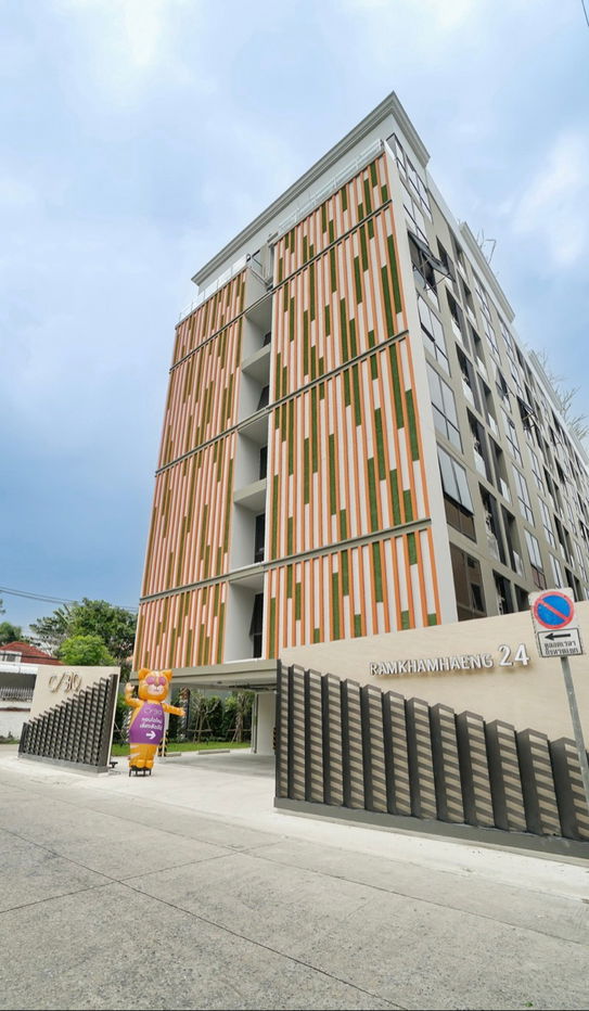 picture New room✨ CYBIQ Ramkhamhaeng  🔥 Line ID @034etfin 📲 2 bedroom 1 bathroom ✨ MRT Lam Sali Intersection 💛 ARL Ramkhamhaeng 🤎 - 15/28