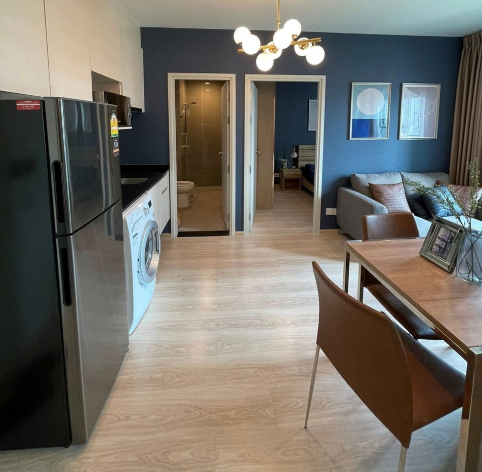 picture TA6916📲LineID @556ryccg 🚄2 Bedroom 39sqm Noble Revolve Ratchada2 Fully furnished near subway MRT Thailand Cultural Center, Esplanade - 3/11