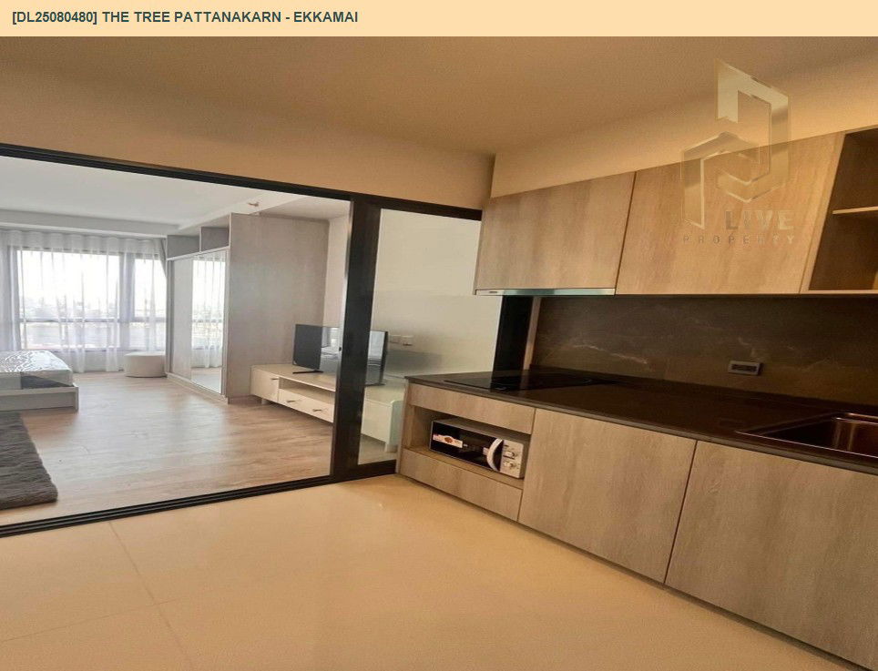 picture DL25080480 Condo for rent, The Tree Pattanakarn - Ekkamai near สายสีส้ม, ready to move in, call urgently 0656133286 LineID @655ebbvc - 5/8
