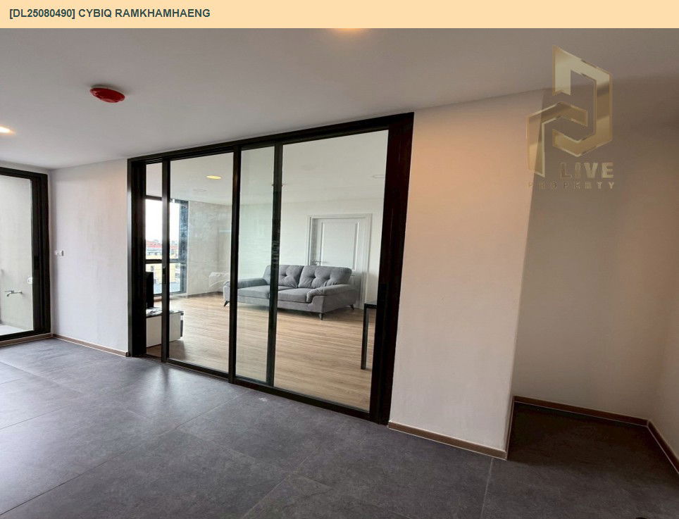 picture DL25080490 Condo for rent, CYBIQ Ramkhamhaeng near -, ready to move in, call urgently 0656133286 LineID @534wlwof - 10/16