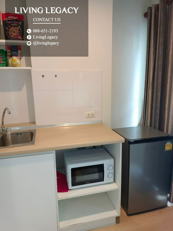 picture SO0X5K Condo For Rent Lumpini Ville Onnut - Phatthanakan 23 Sq.M. Floor 8 Building C2 line id : @livinglegacy - 9/11