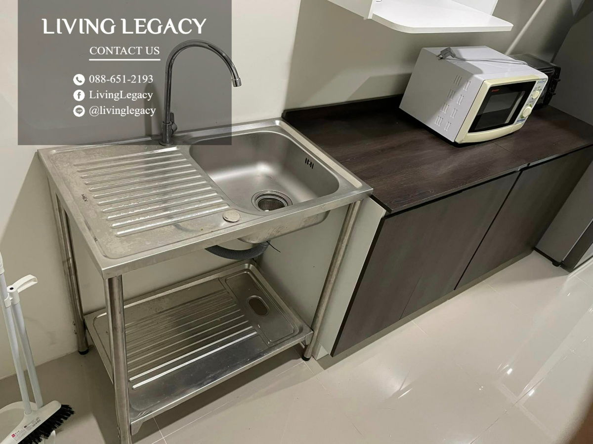 รูป LWAD7QR4 ให้เช่าคอนโด Asakan Place Srinakarindra 29.5 ตร.ม. ชั้น 33 line id : @livinglegacy - รูปที่ 6/12