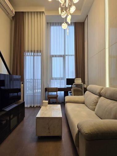 📍 Condo for rent at Park Origin Chula Samyan, Duplex room, ready to move in: August 25, 2025
