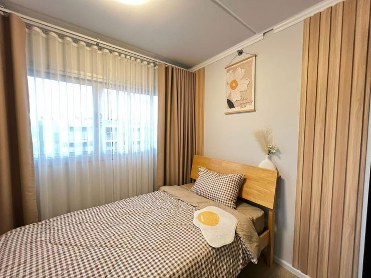 picture For rent ✨ Mori Condominium Muengtongtani 🔥 Line ID @034etfin 📲 2 bedroom 1 bathroom ✨ MRT Pink Line, Muang Thong Thani 🩷 - 3/9