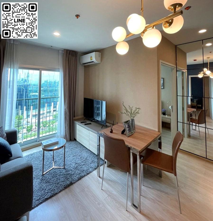 picture TA6916📲LineID @556ryccg 🚄2 Bedroom 39sqm Noble Revolve Ratchada2 Fully furnished near subway MRT Thailand Cultural Center, Esplanade - 2/11