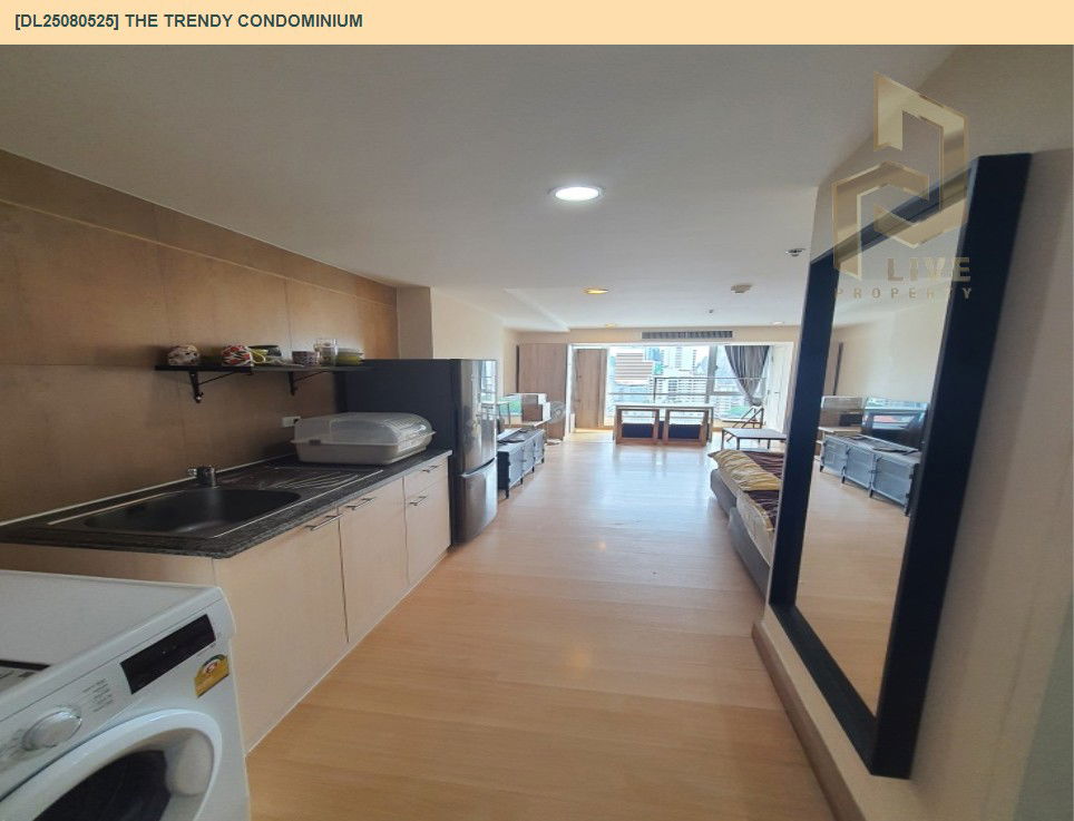 รูป DL25080525 ให้เช่าคอนโด เดอะ เทรนดี้ คอนโดมิเนียม (The Trendy Condominium) ใกล้ BTS นานา พร้อมเข้าอยู่ โทรด่วน 0638692663 LineID @655ebbvc - รูปที่ 4/6