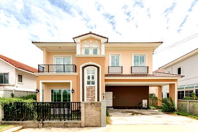 Houses for rent Saiaksorn School : 🔥🔥 Urgent for rent ‼️ Just drag your suitcase and move in. Very new house 📌 Single house, Grandio Ramintra - Wongwaen 🟠#PO2306_257