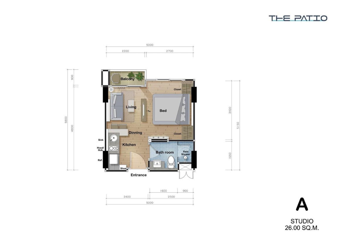picture The patio condo bangsaen for rent - 10/10