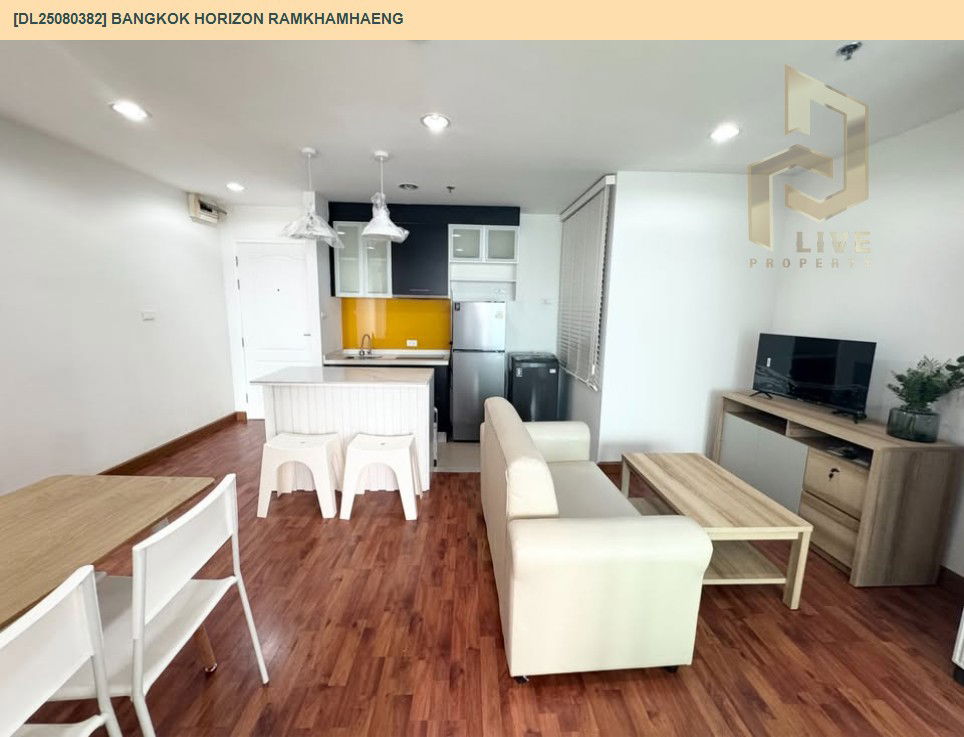 picture DL25080382 Condo for rent, Bangkok Horizon Ramkhamhaeng near Airport Rail Link Hua Mak, ready to move in, call urgently 0656133286 LineID @655ebbvc - 2/7