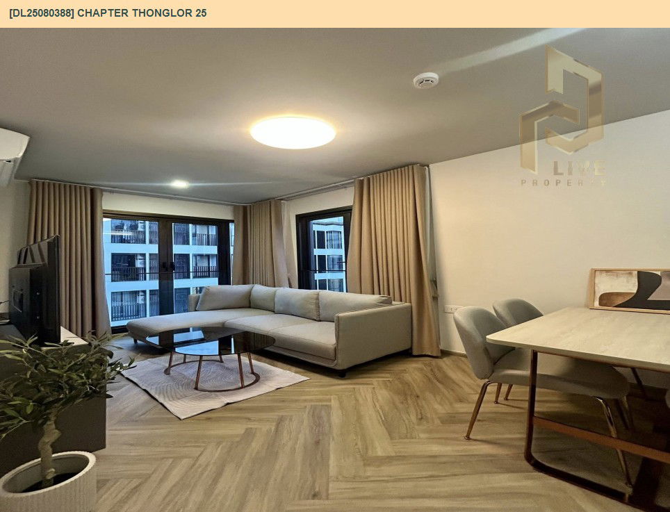 picture DL25080388 Condo for rent, Chapter Thonglor 25 near BTS Thong Lo, ready to move in, call urgently 0656133286 LineID @655ebbvc - 4/9