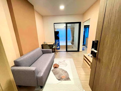 Condos for rent Amata Nakorn : UK06-068 🏡✨ Apartment for rent, 1 bedroom, 1 bathroom, Vay Amata 💰 Rent only 6,500 baht/month