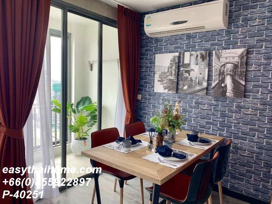 รูป P-40251 ให้เช่าคอนโด ไอดีโอ โมบิ พระราม 9 Huai Khwang, Bangkok พร้อมอยู่ ราคาถูก Line Id @easythaihome 085-592-2897 - รูปที่ 4/13