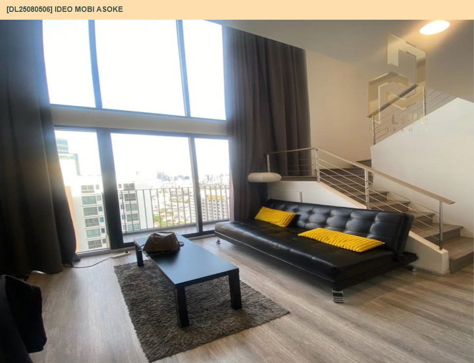 picture DL25080506 Condo for rent, IDEO Mobi Asoke near MRT เพชรบุรี, ready to move in, call urgently 0656133286 LineID @534wlwof - 3/9