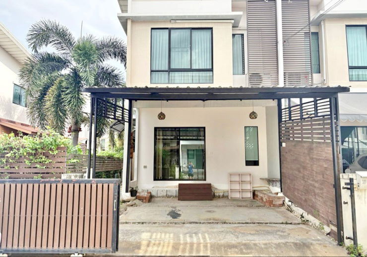 รูป ให้เช่าบ้าน โมดิวิลล่า บางบัวทอง ใกล้กับตลาดสมบัติบุรี   - รูปที่ 1/9