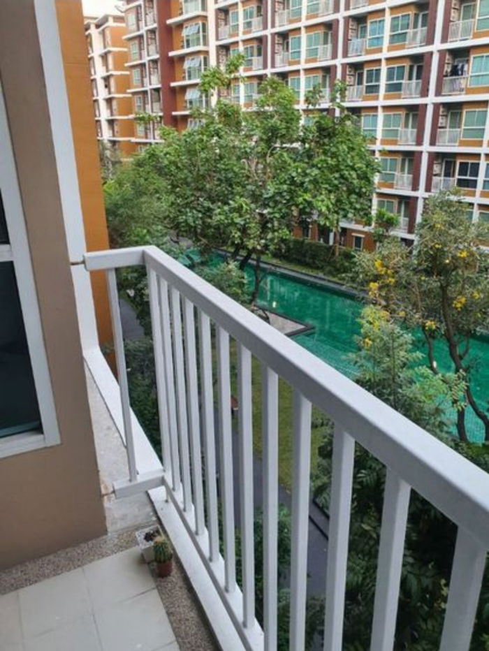 รูป ขาย We condo เอกมัย-รามอินทรา ตึก B พื้นที่ 25.90  พร้อมเฟอร์ ชั้น 4 ห้อง Studio วิวสระว่ายน้ำ ติดบันไดฉุกเฉิน - รูปที่ 3/9