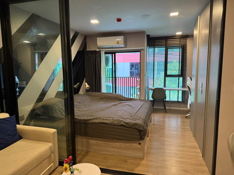 🏡 ให้เช่า Kave TU💖 แต่งสวย ไม่เคยปล่อยเช่า  ✨ ตึก B ชั้น 2 วิวสระน้ำ 