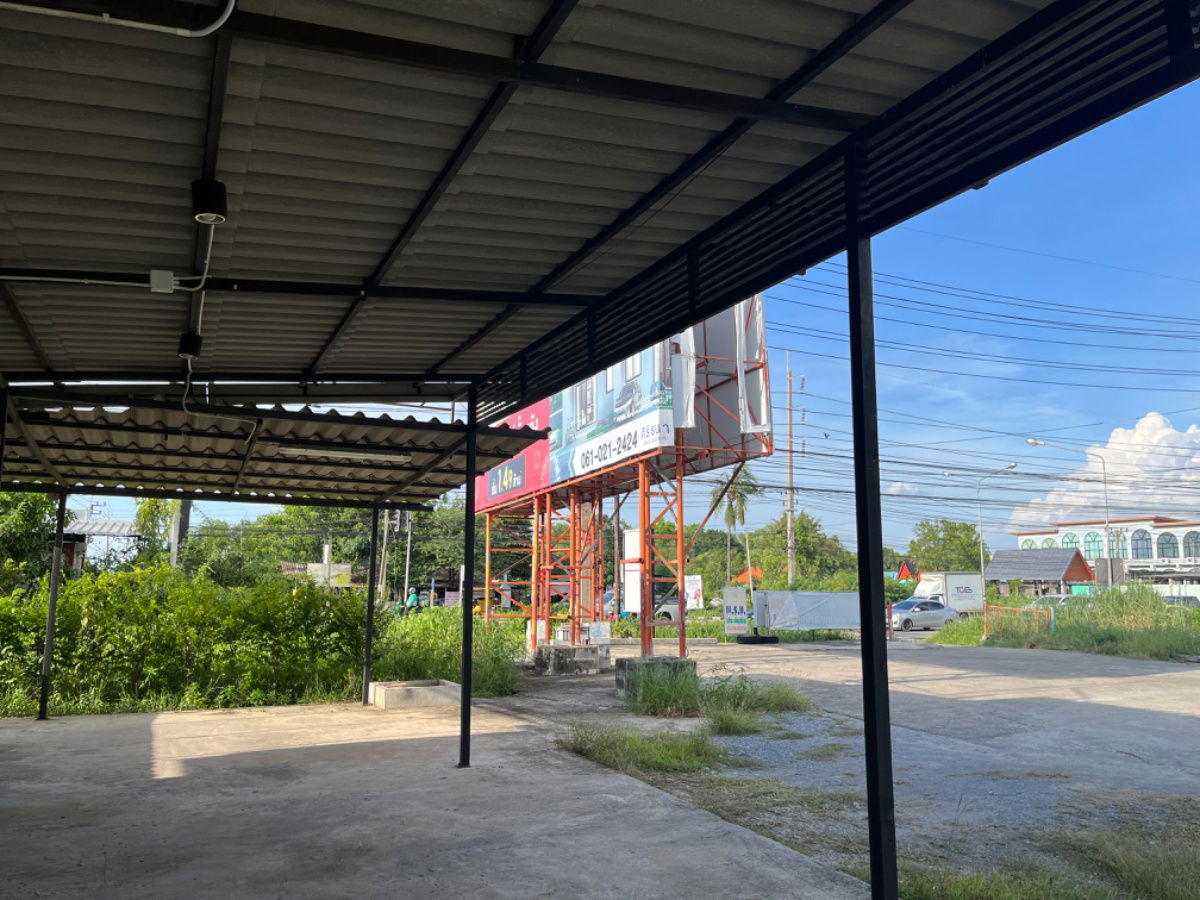 picture For rent: land with a building for business. Prime location on the main road 346, directly opposite the entrance to the Pathum Thani Transport Office. - 7/7
