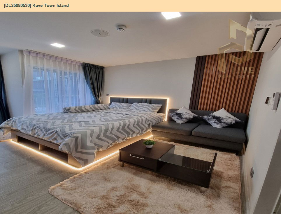 picture DL25080530 Condo for rent, Kave Town Island near BTS Khu Khot, ready to move in, call urgently 0656133286 LineID @655ebbvc - 3/12