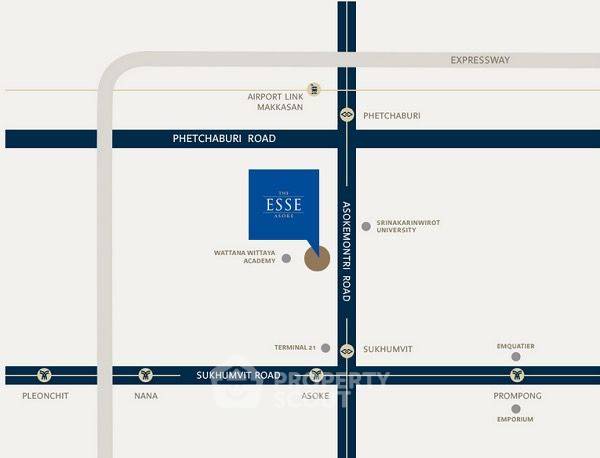 picture 1-BR Condo at The Esse Asoke near MRT Sukhumvit (ID 2255095) - 20/20