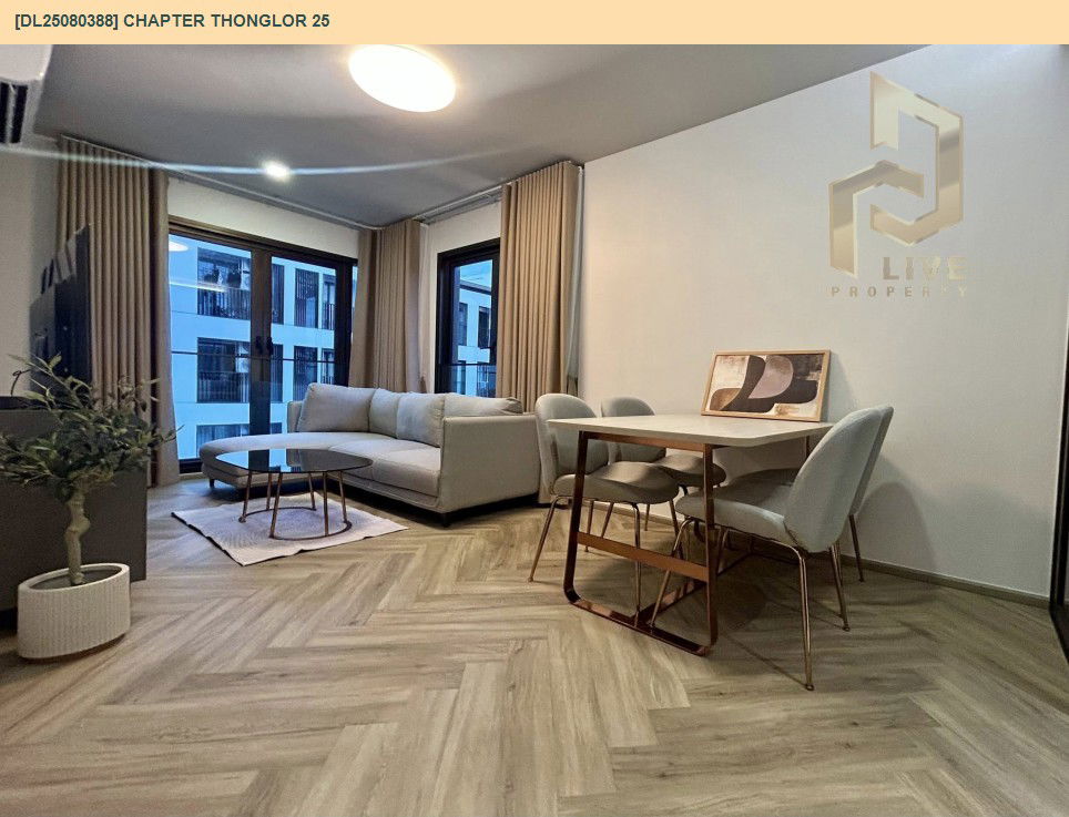 picture DL25080388 Condo for rent, Chapter Thonglor 25 near BTS Thong Lo, ready to move in, call urgently 0656133286 LineID @655ebbvc - 5/9
