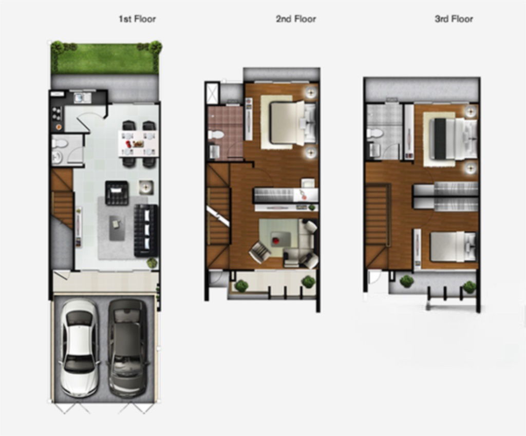 รูป ขายทาวน์โฮม3ชั้น โครงการของแสนสิริ โซนวิภาฯ บางเขน หลักสี่ - รูปที่ 16/16